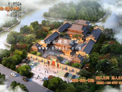 蚌埠天福寺重建规划效果图